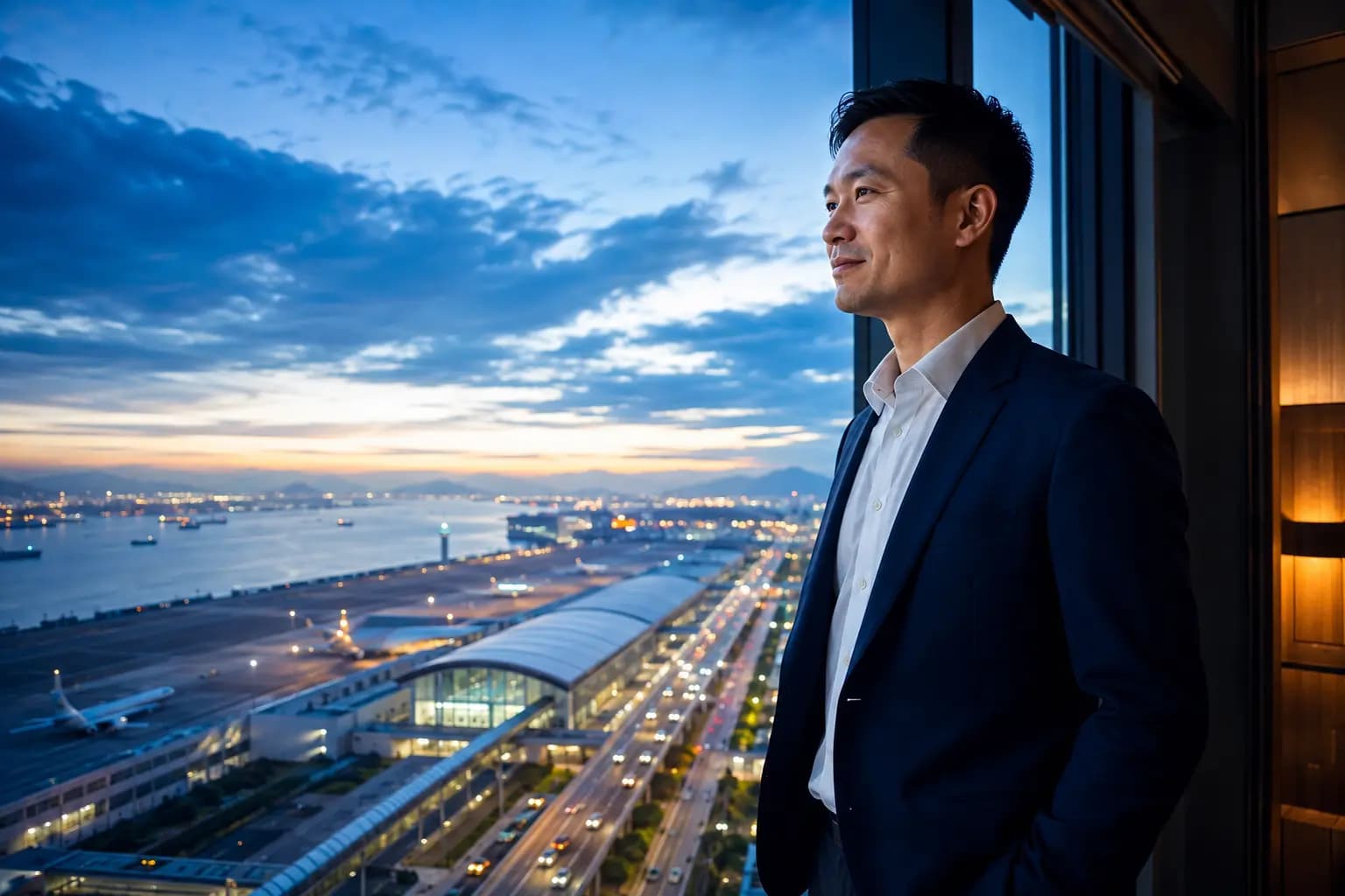 Profesional ante una ciudad portuaria y un aeropuerto conectados internacionalmente